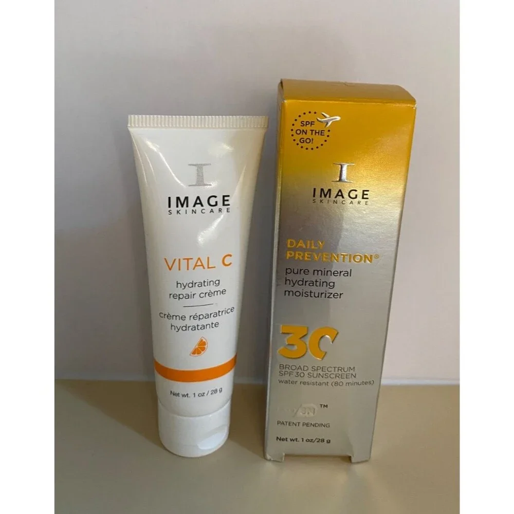 Image Skincare Pure Mineral Hydrating Moisturizer  + Vital C Repair creme TRAVEL
